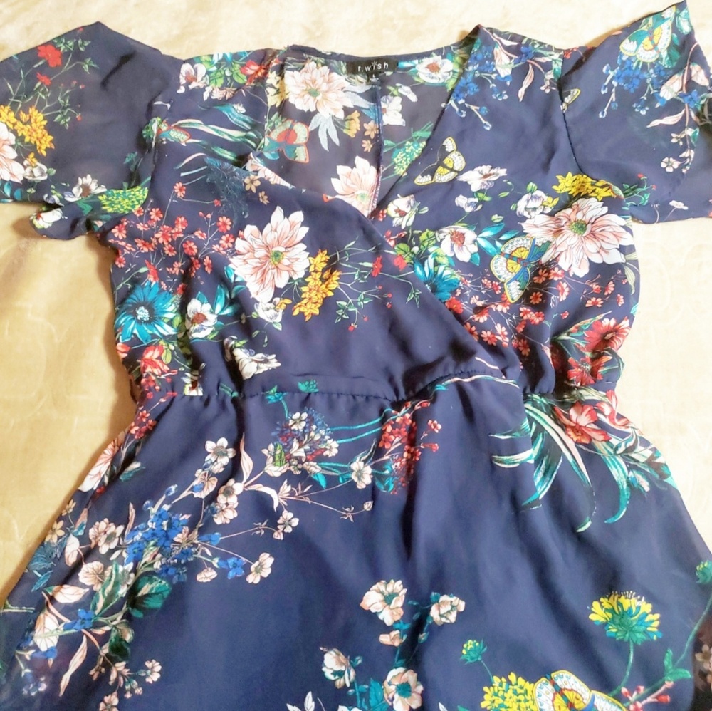 Navy Dress*